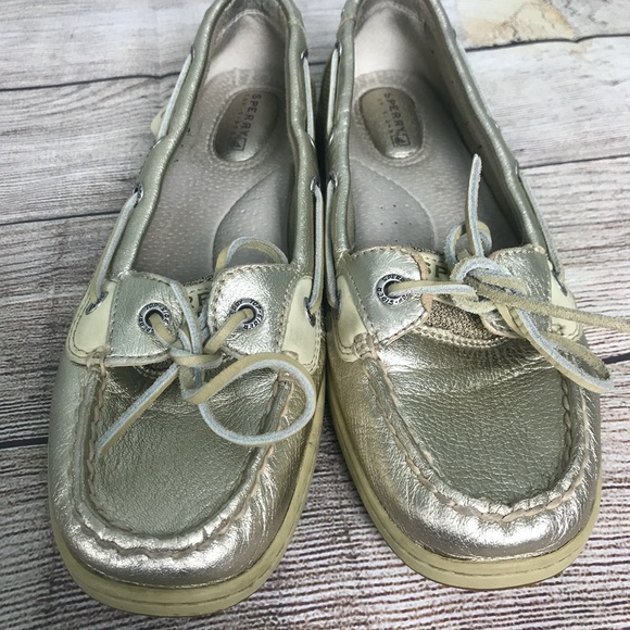Sperry Top Sider Angelfish Boat Shoes Metallic - Picture 5 of 6